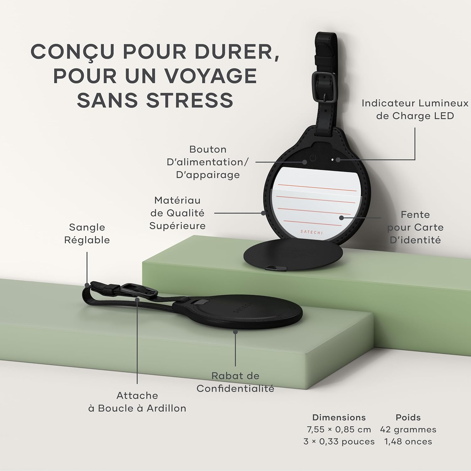 Thumbnail 5 de SATECHI FindAll traceur GPS 150 mAh