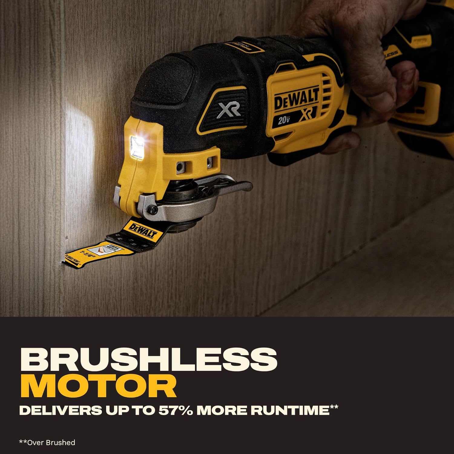 Thumbnail 3 de DEWALT 20V MAX XR Oscillating Multi-Tool Kit (DCS356D1) with Quick Blade Change, 3-Speed, Included Battery and Charger