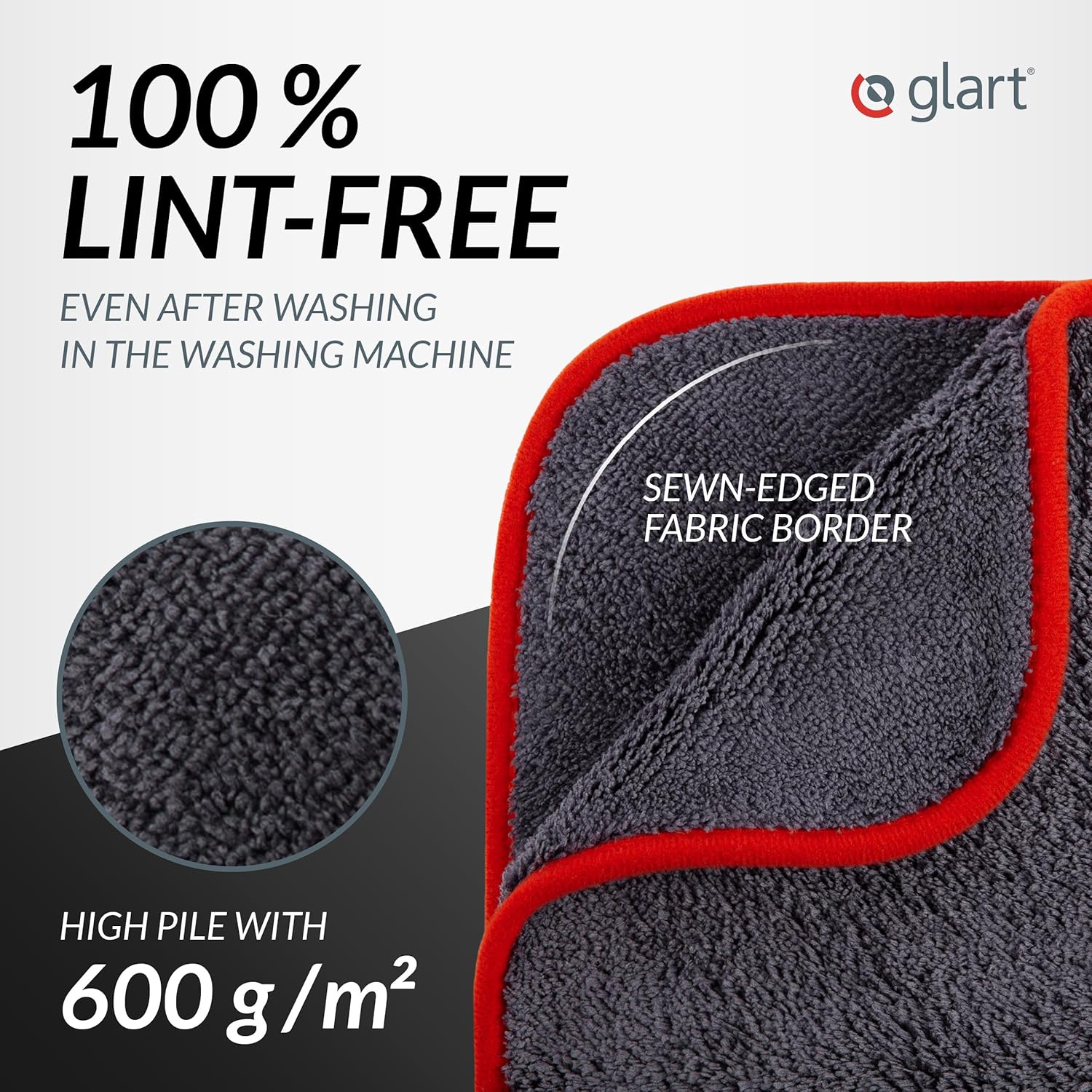 Thumbnail 3 de Glart 44TP Car Microfiber Cloth 40x40 cm – 600 GSM