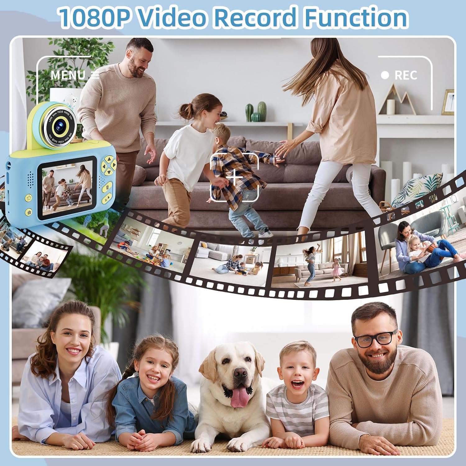 Thumbnail 6 de Makolle Camera for Kids Blue