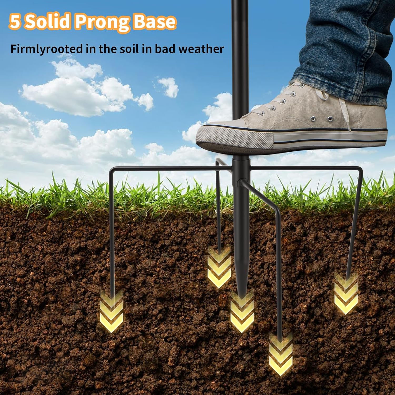 Thumbnail 1 de SINZUX 77" Adjustable Hanging Bird Feeder Stand 🐦