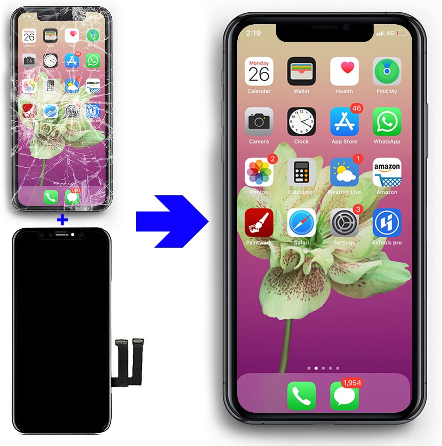 Thumbnail 5 de Brinonac iPhone 11 LCD Screen Kit 6.1