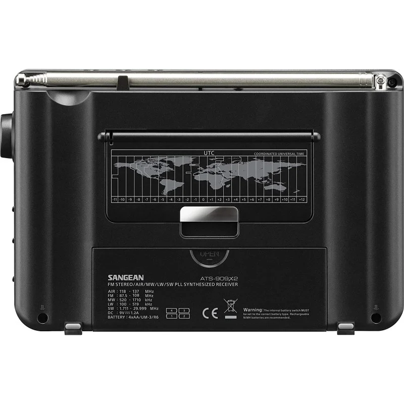 Detalle de Sangean ATS-909X2 Radio multibanda gris