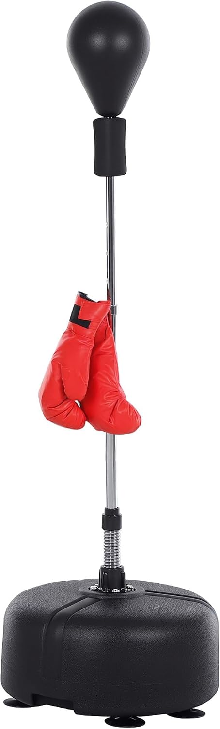 Detalle de HOMCOM Saco de Boxeo de Pie 4 alturas