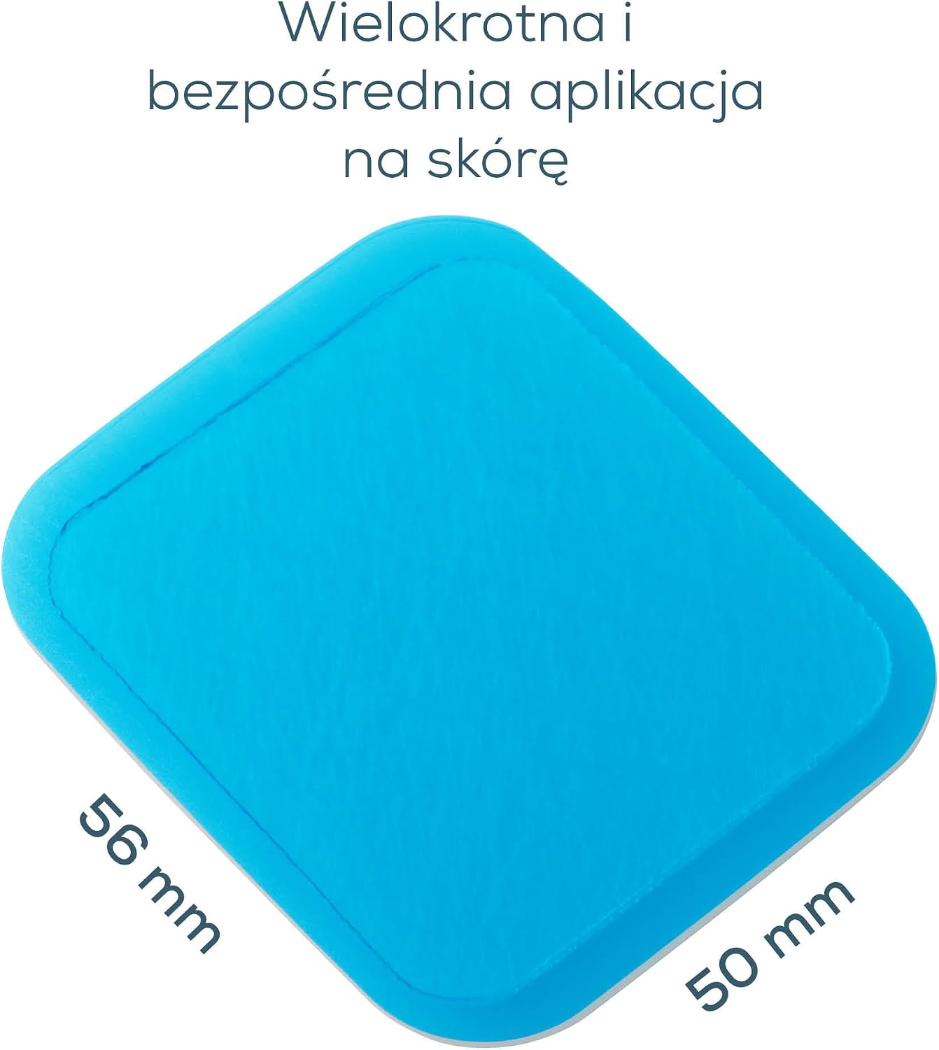 Detalle 2 de Beurer 64849 – zestaw podkładek żelowych do EM 50, 6 szt., 50 x 56 mm