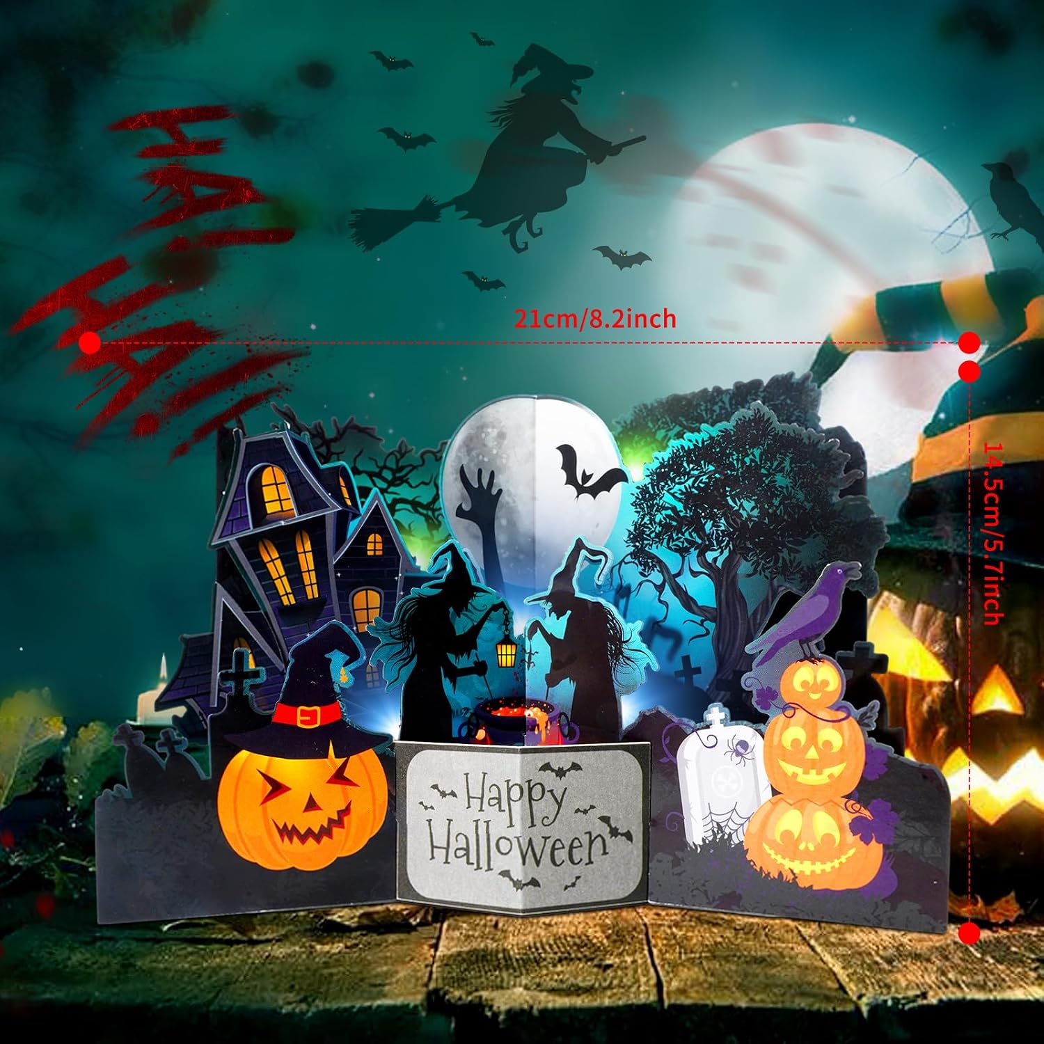 Detalle 2 de APOTODITO Halloween Card, 3D