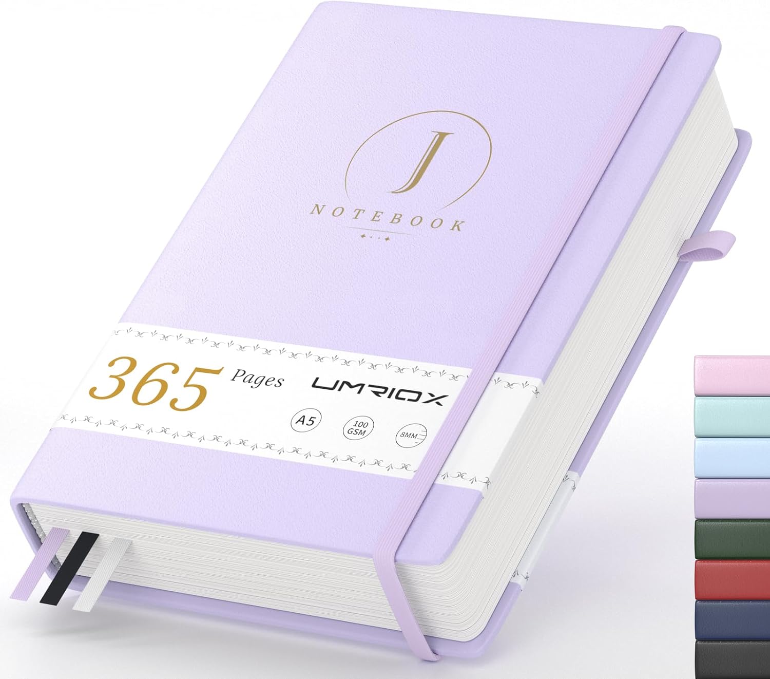 Detalle de Umriox Thick A5 Lined Notebook 365 pages