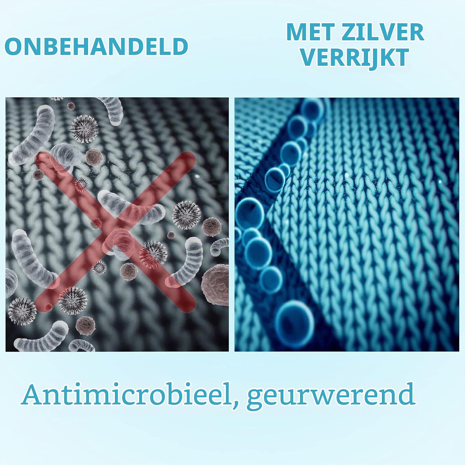 Detalle 2 de Alytree 2Pcs-Pee rag B plasdoek, herbruikbaar en zilvergeïmpregneerd