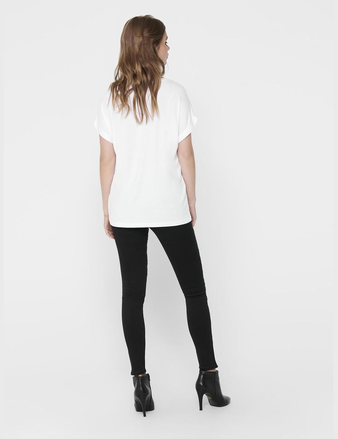 Thumbnail 2 de ONLY Female Top ONLMOSTER Top – zeitloses Basic-T-Shirt mit modernen Umschlagärmeln