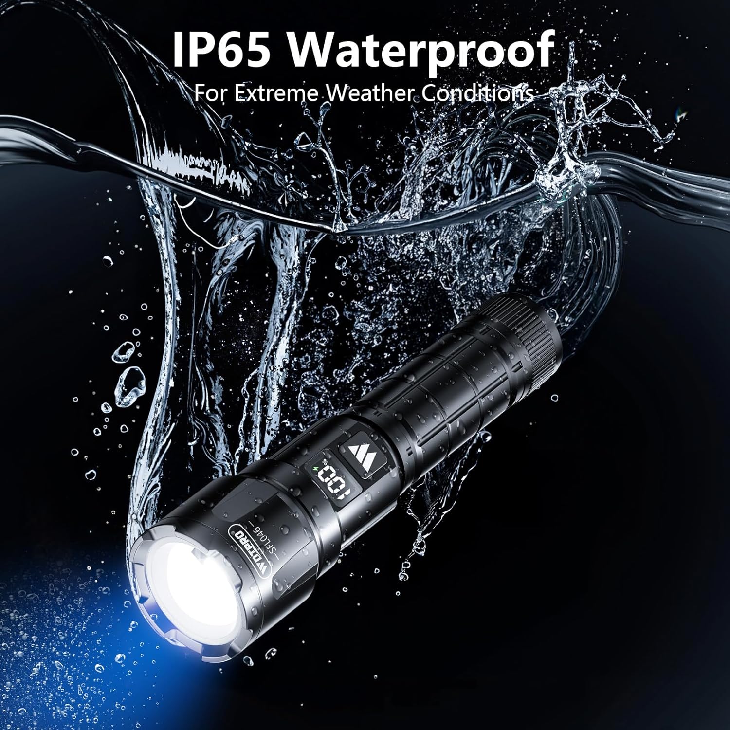 Thumbnail 4 de Wdtpro 6000LM Rechargeable Flashlight 2-pack 🔦