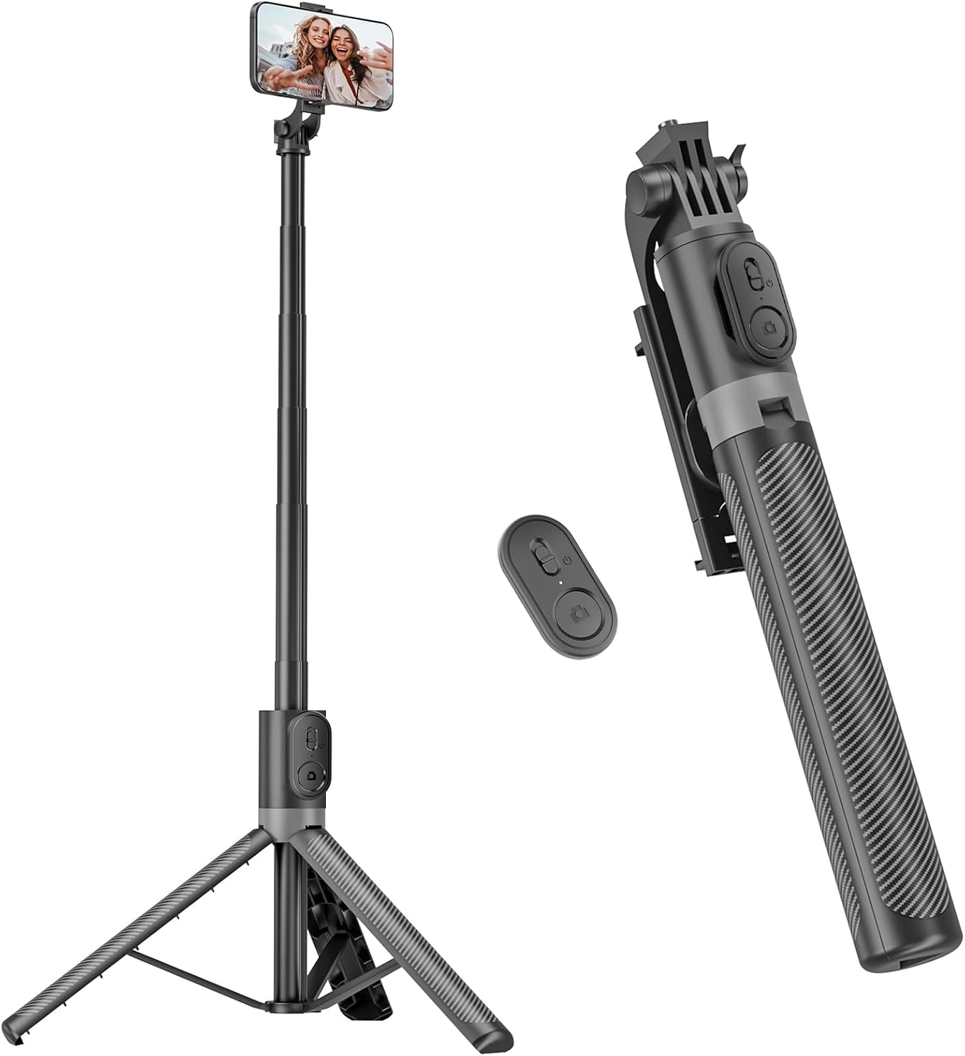 Detalle de RISEOFLE 71” Extendable Phone Tripod