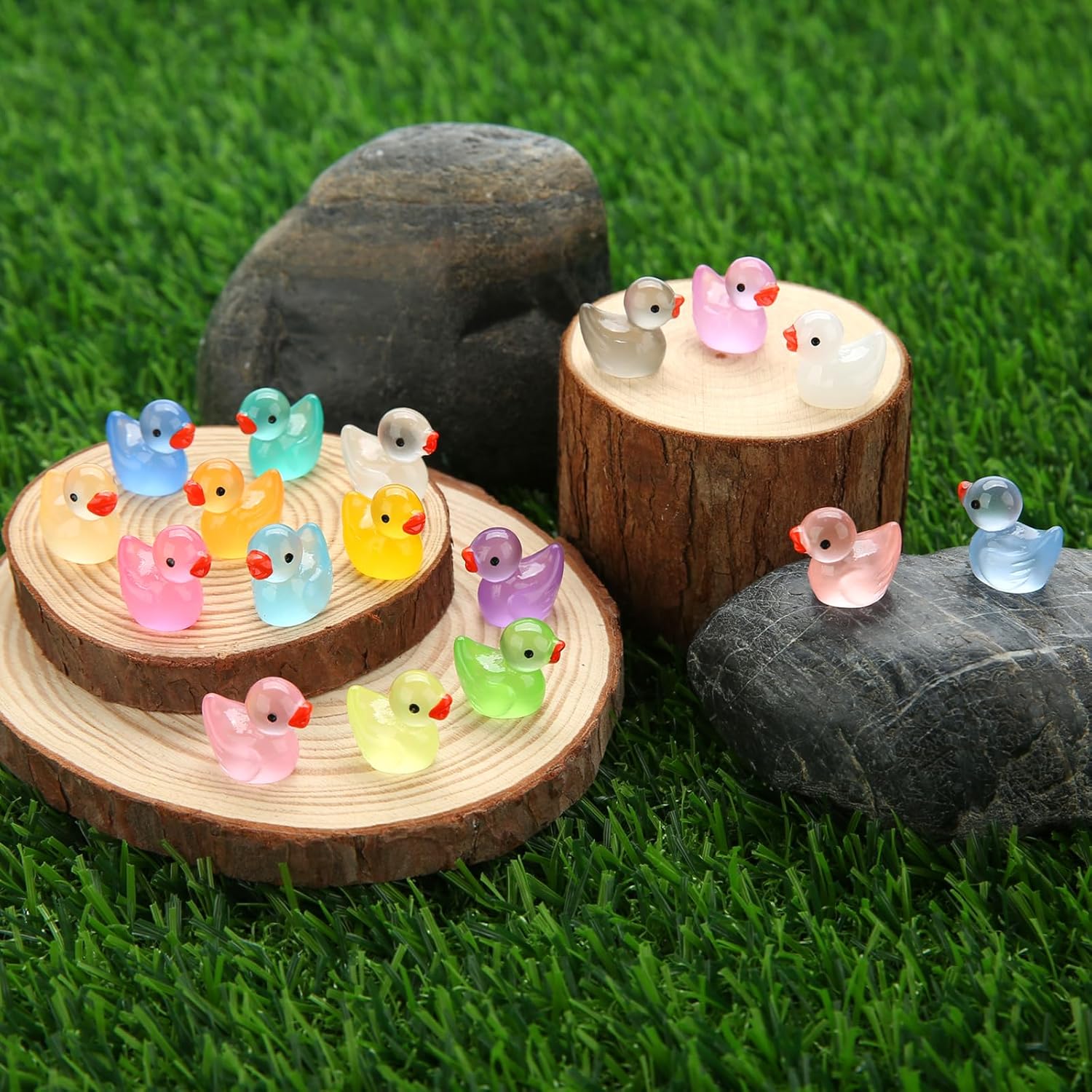 Thumbnail 5 de GWAHSA 240pcs Luminous Mini Ducks 🦆