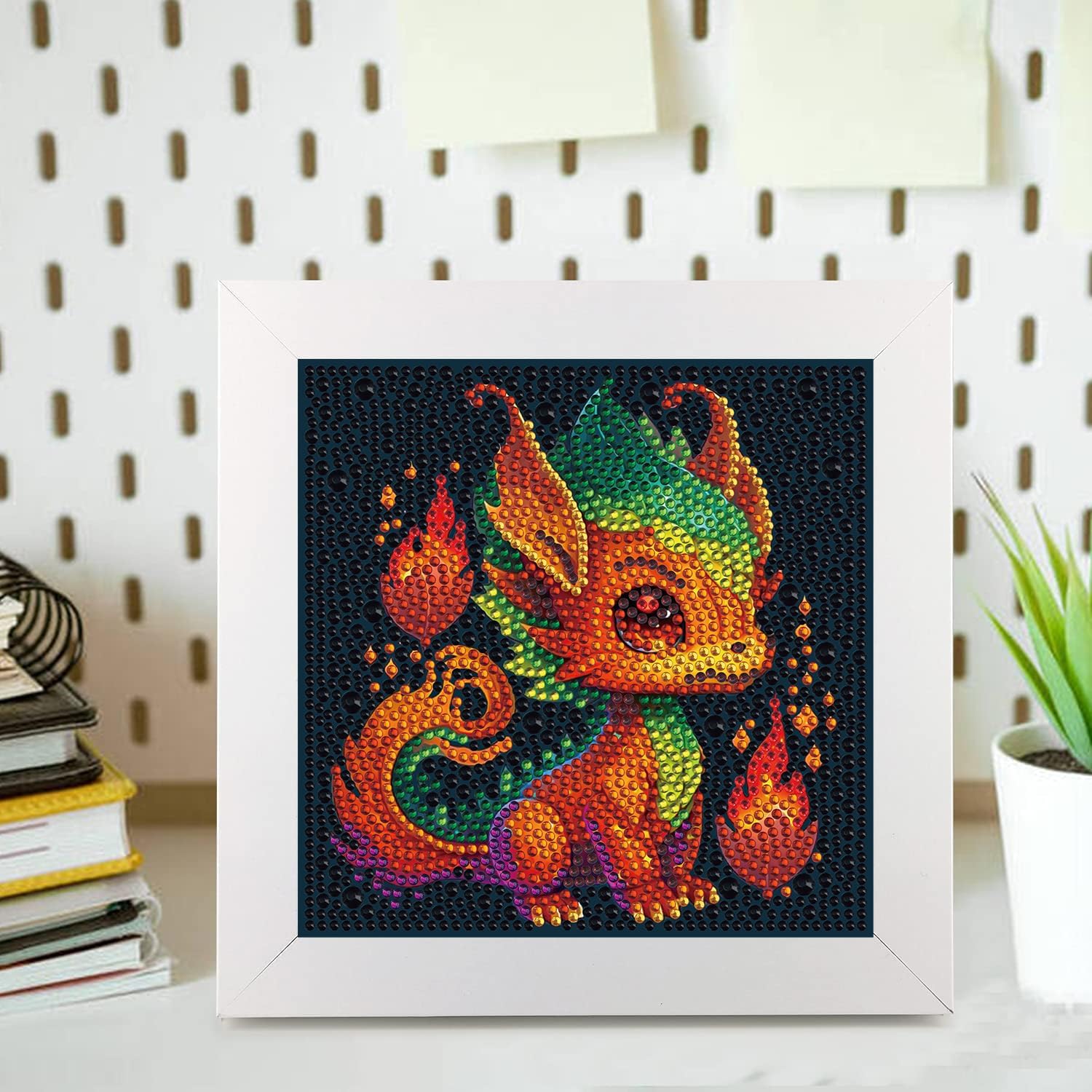 Detalle de Meothan Kids' Diamond Painting Kit, 7x7 in
