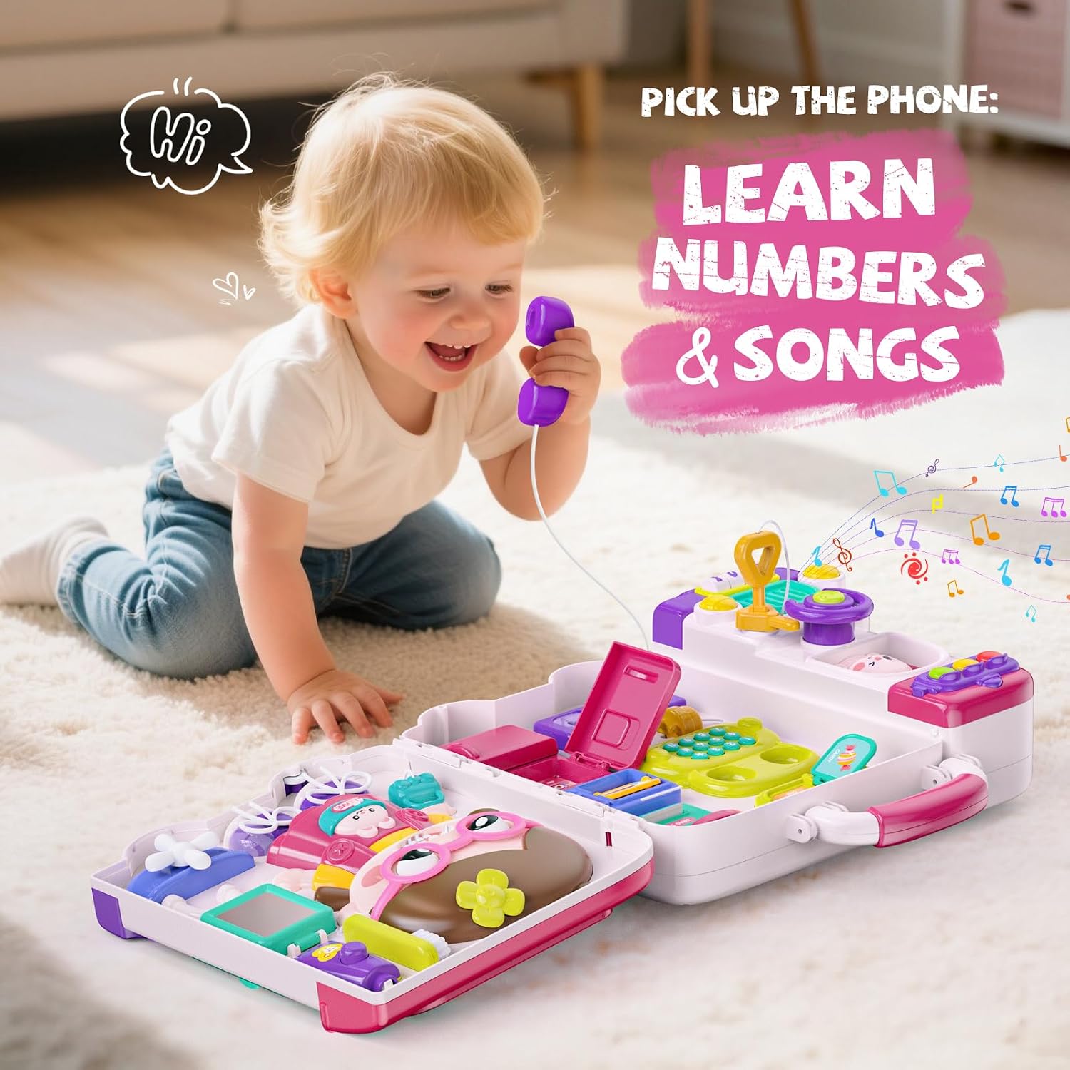 Thumbnail 5 de 54-in-1 Busy Board Montessori Toy for 1 Year Old