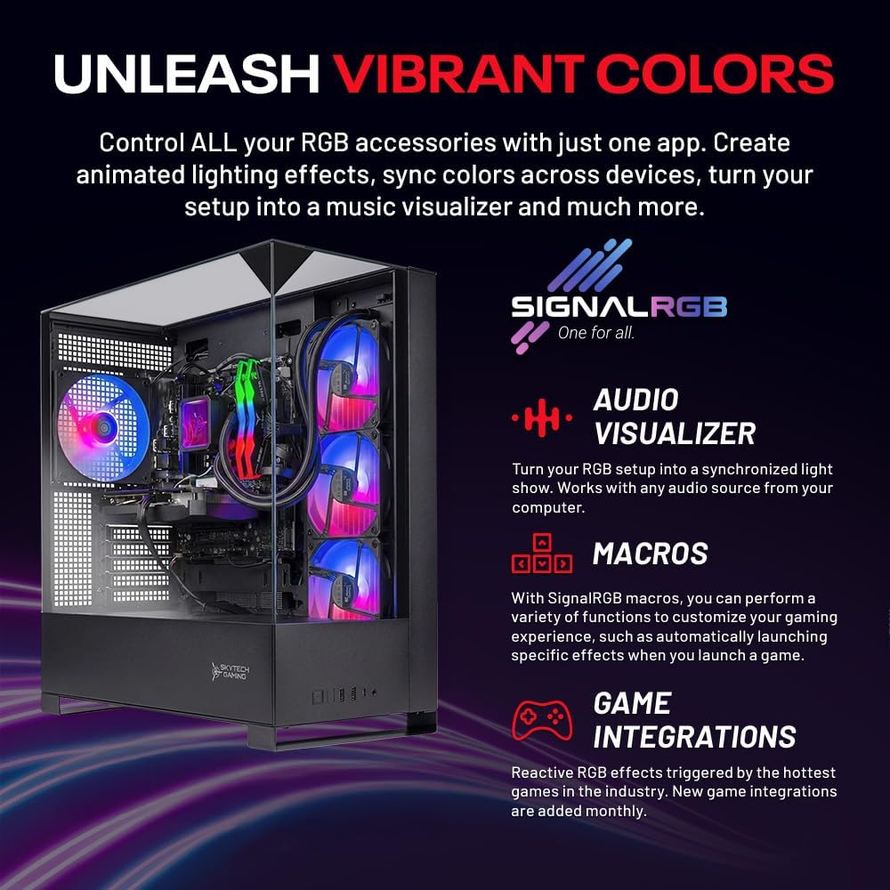 Thumbnail 6 de Skytech Gaming Shadow 5 Gaming PC with Ryzen 7 9700X and RTX 5060 Ti