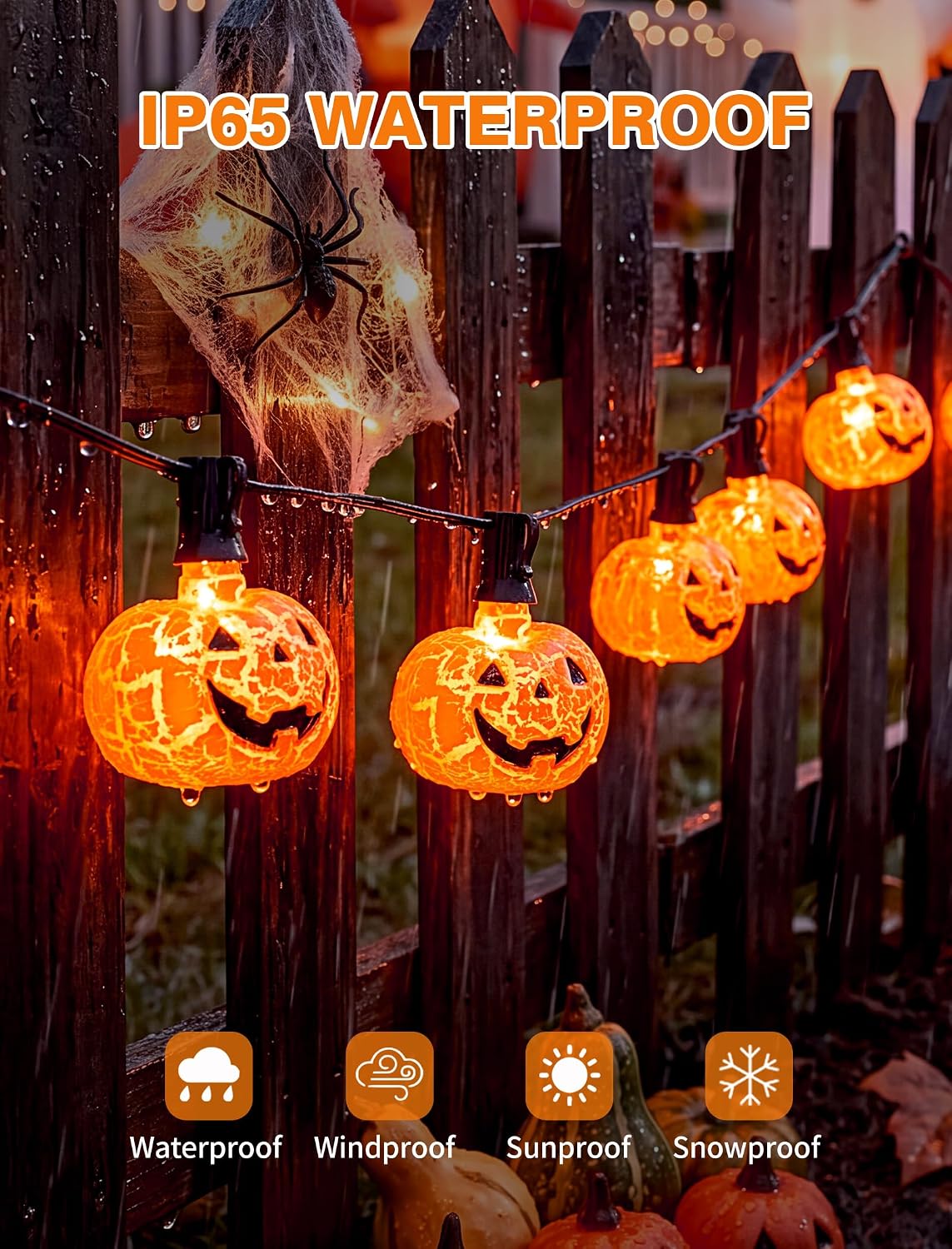 Detalle de Pumpkin String Lights 10.5 ft