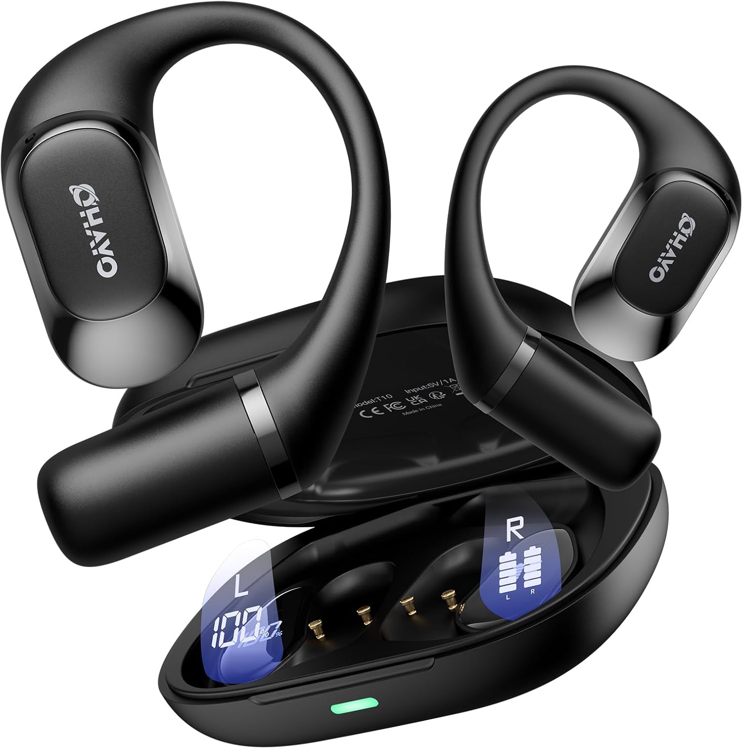 OHAYO Open Ear Kopfhörer Bluetooth, 40 Std. Akku