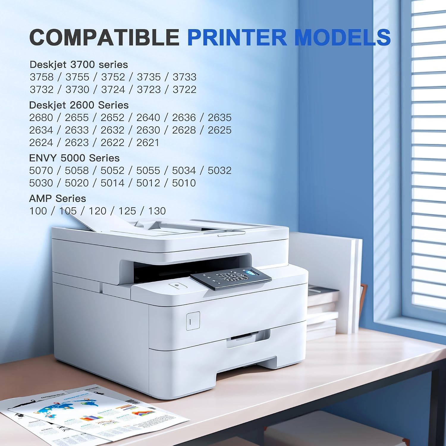 Thumbnail 1 de 65XL Ink Cartridges Combo Pack 1 Black, 1 Color 🖨