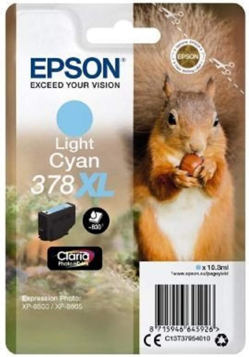 Thumbnail 3 de Epson 378 Scoiattolo Claria Photo HD XL Nero: cartuccia originale getto d’inchiostro