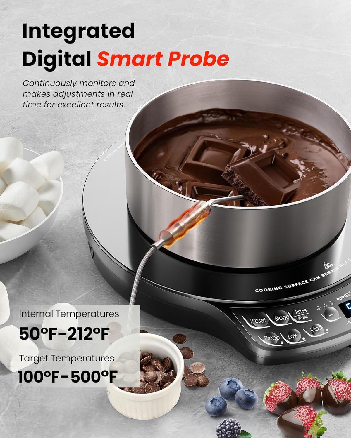 Thumbnail 2 de Nuwave Diamond Induction Cooktop 91 Temps