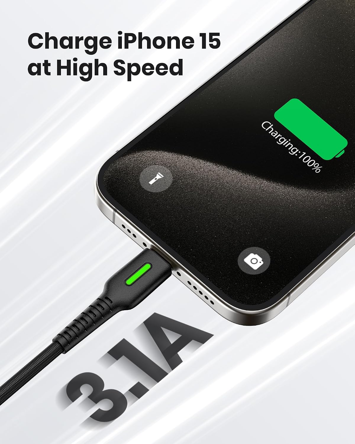 Thumbnail 2 de INIU USB-A to USB-C charging cable, 3-pack