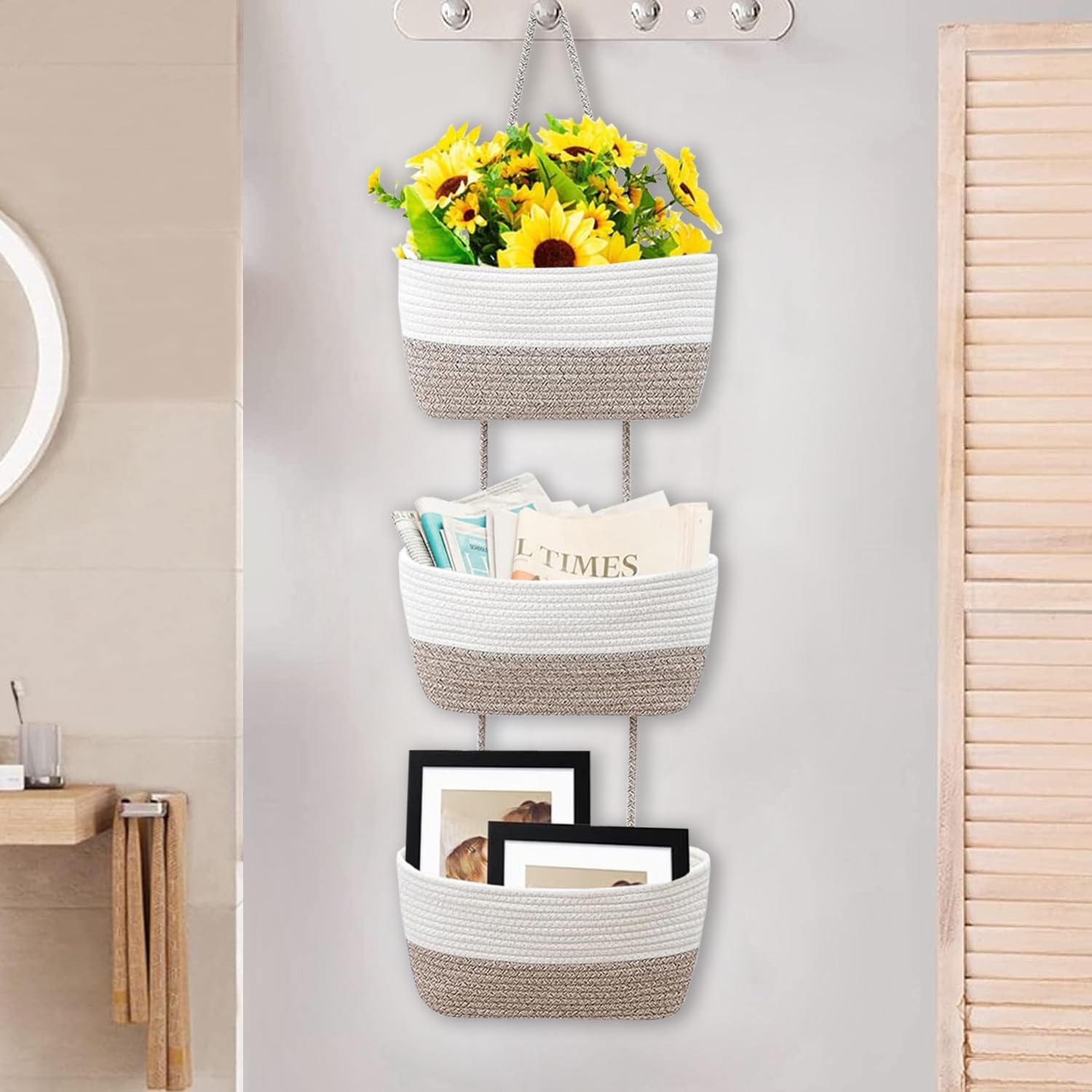 Imagen de Royiwe Tür/Wand Hängender Organizer 110 cm en OfertitasTOP