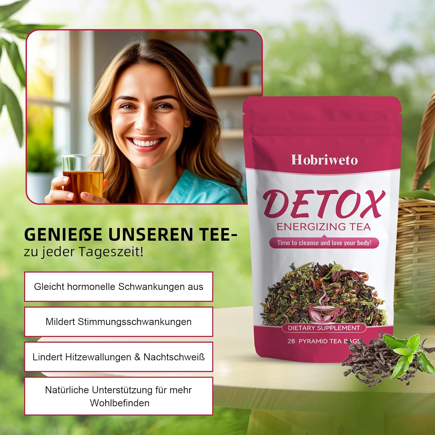 Thumbnail 6 de Detox Kräutertee 28 Teebeutel zum Abnehmen