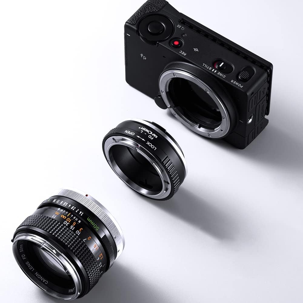 Thumbnail 4 de K&F CONCEPT FD-L Objektivadapter – Manueller Fokus für Canon FD/FL an L-Mount Kameras