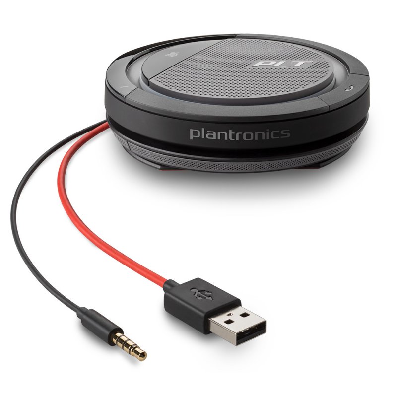 Detalle de Plantronics Calisto 5200: altavoz para conferencias USB-A/Jack 3.5 mm