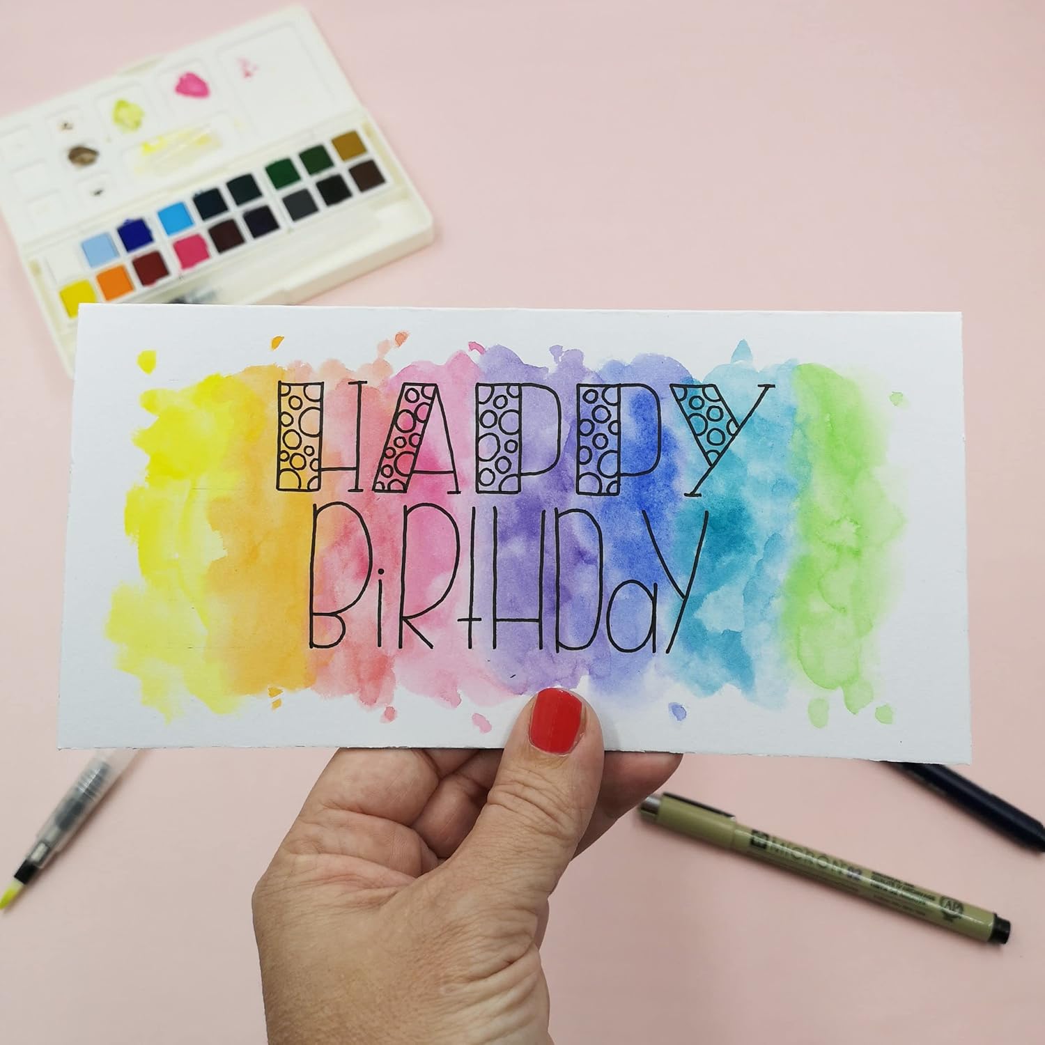 Thumbnail 5 de Florence Cartes Pliantes Papier Aquarelle Lisse – 11 x 22 cm, 50 feuilles, 300 g/m², Blanc