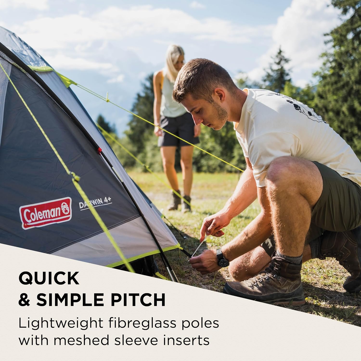 Thumbnail 1 de Coleman Tent Darwin: Quick-Set Dome with Weather Protection