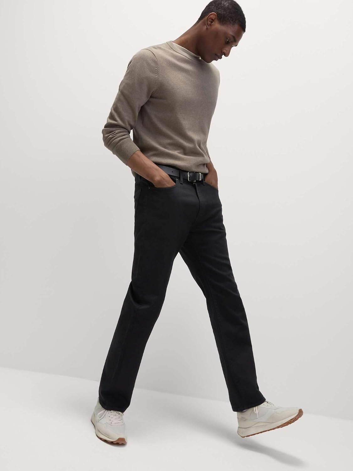 Detalle 2 de Marks & Spencer herenjeans met rechte pasvorm en stretch