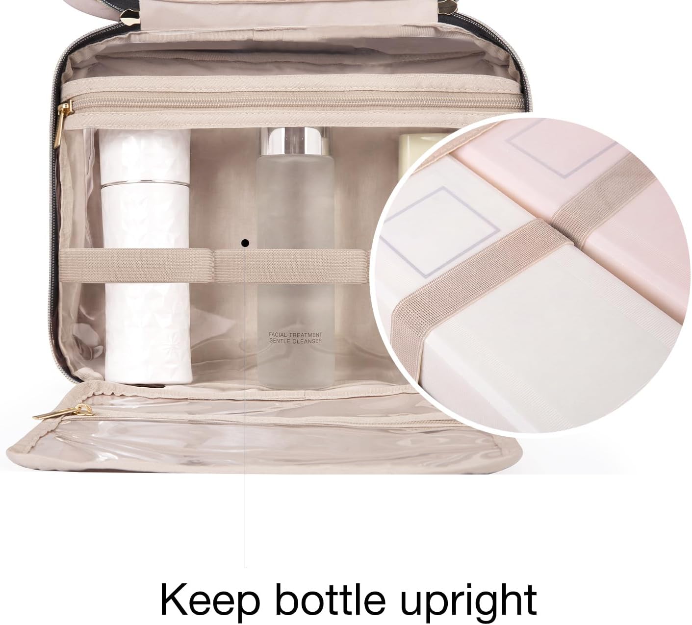 Thumbnail 4 de BAGSMART Kulturtasche Damen – Aufhänge-Kulturbeutel 1 Liter