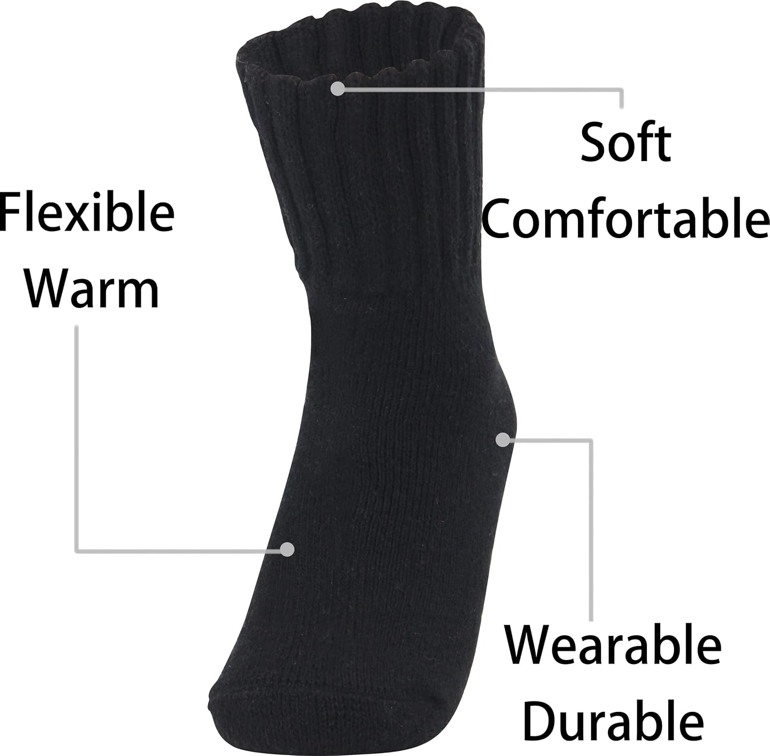 Detalle de Weweya Boot Socks Size 5-11