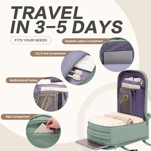 Detalle de xlodea Mochila de viaje para cabina 40x28x20 cm con bolsillo antirrobo y puerto USB