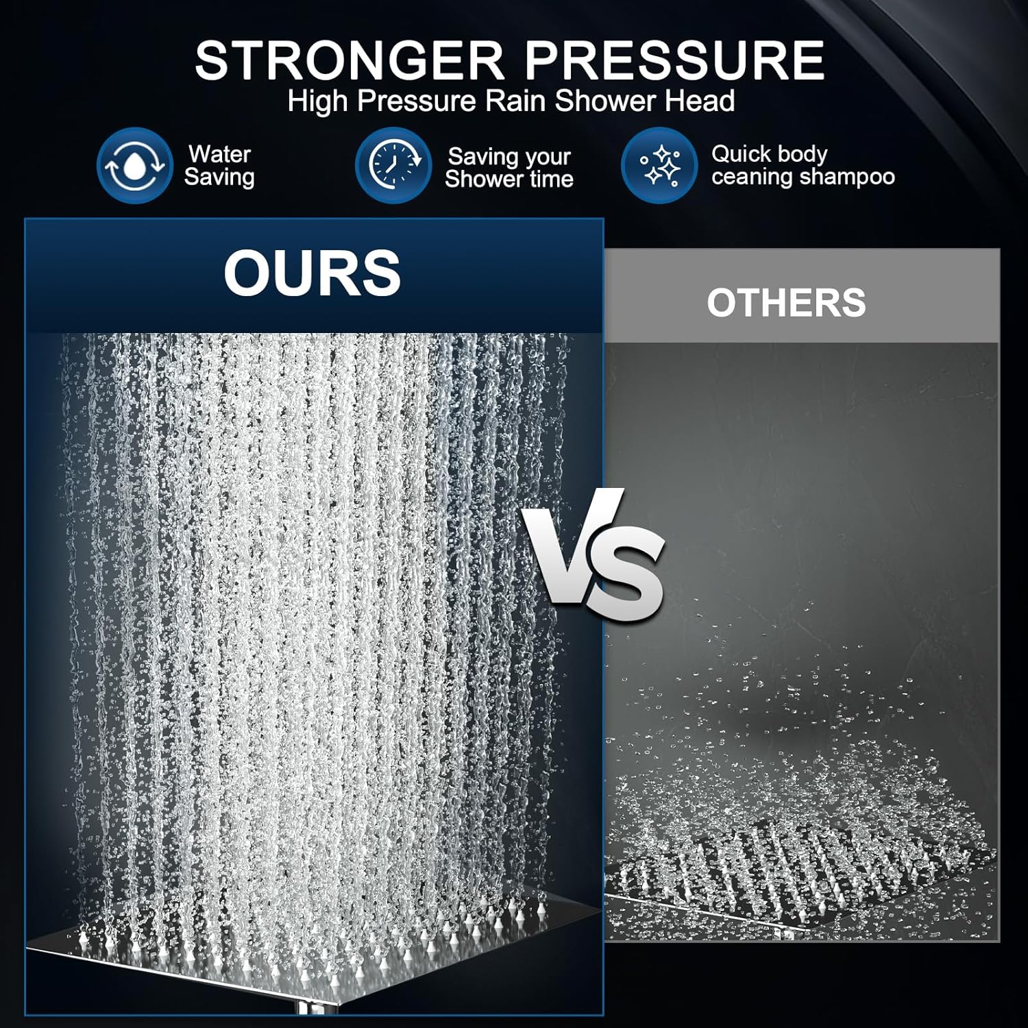 Thumbnail 4 de 10 Inch Rain Shower Head Combo