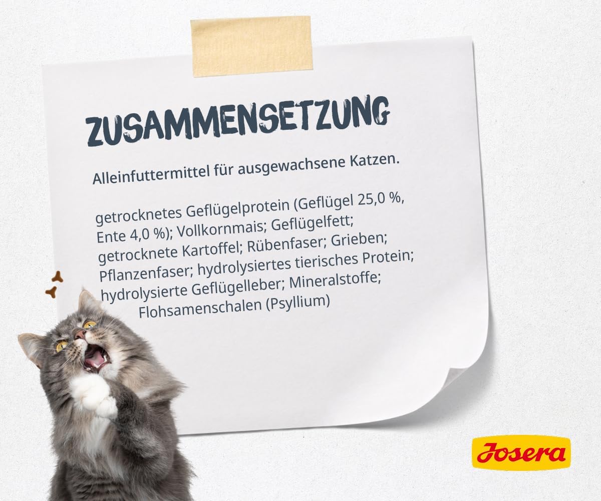 Thumbnail 6 de JOSERA Catelux Adult Trockenfutter mit Ente & Kartoffel – Glänzendes Fell, weniger Haarballen
