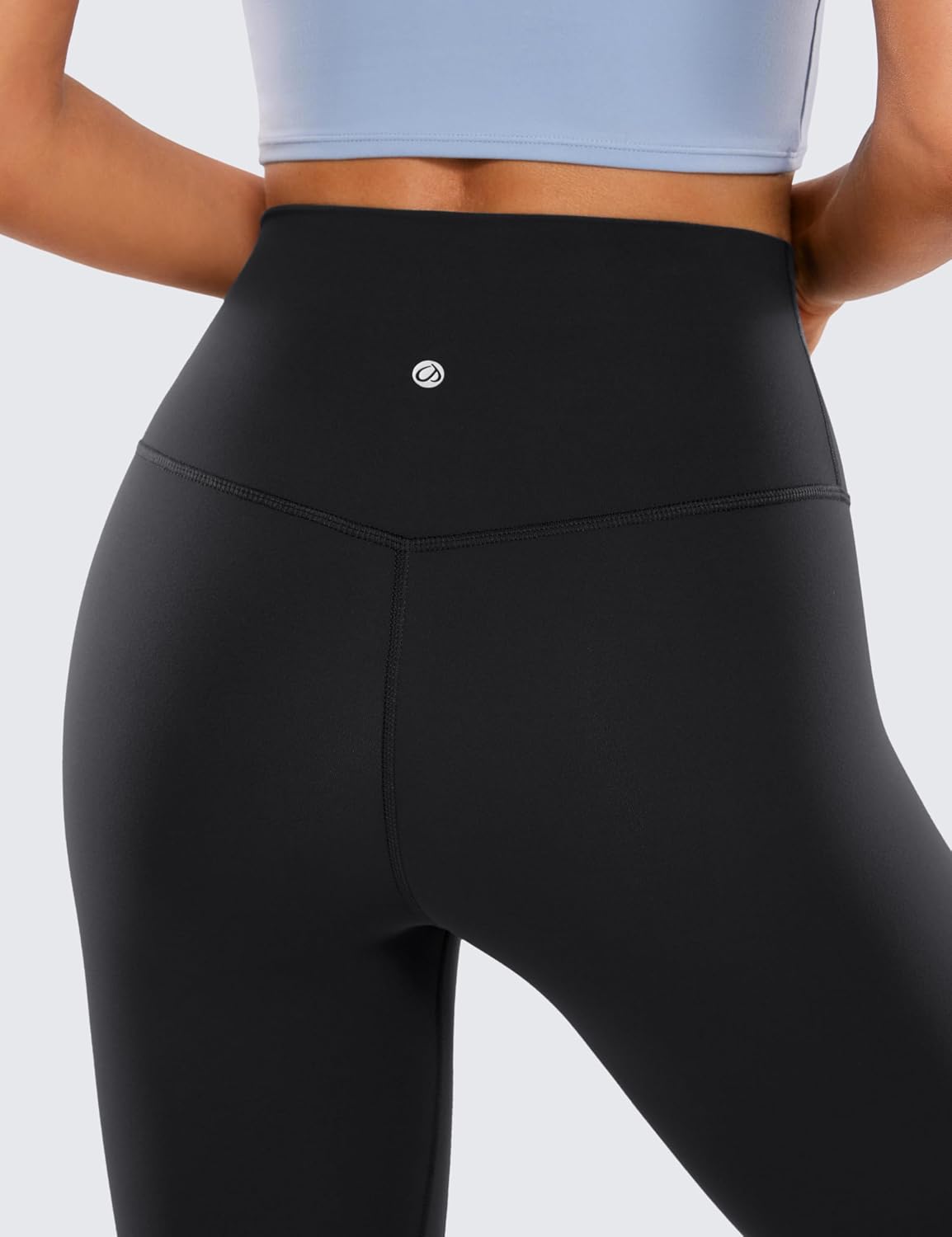 Detalle de CRZ YOGA Donne Brushed Naked Feeling: collant leggings 7/8 da allenamento