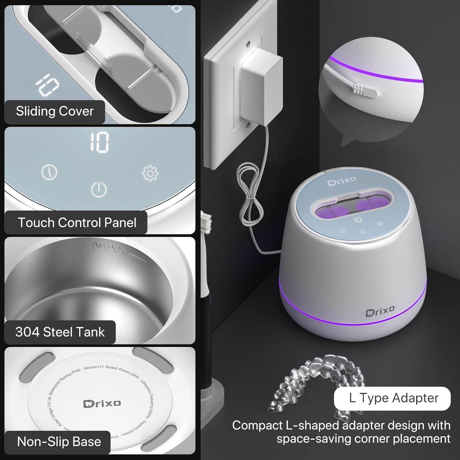 Thumbnail 6 de Drixo Ultrasonic Retainer Cleaner 200ML