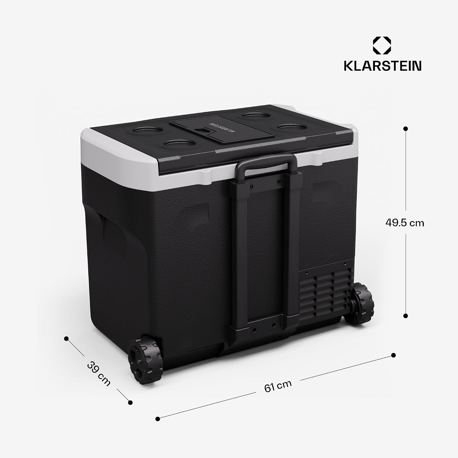 Thumbnail 6 de Klarstein PolarForce 40L compressorkoelbox, -20 tot 20 °C, LCD en offroadwielen