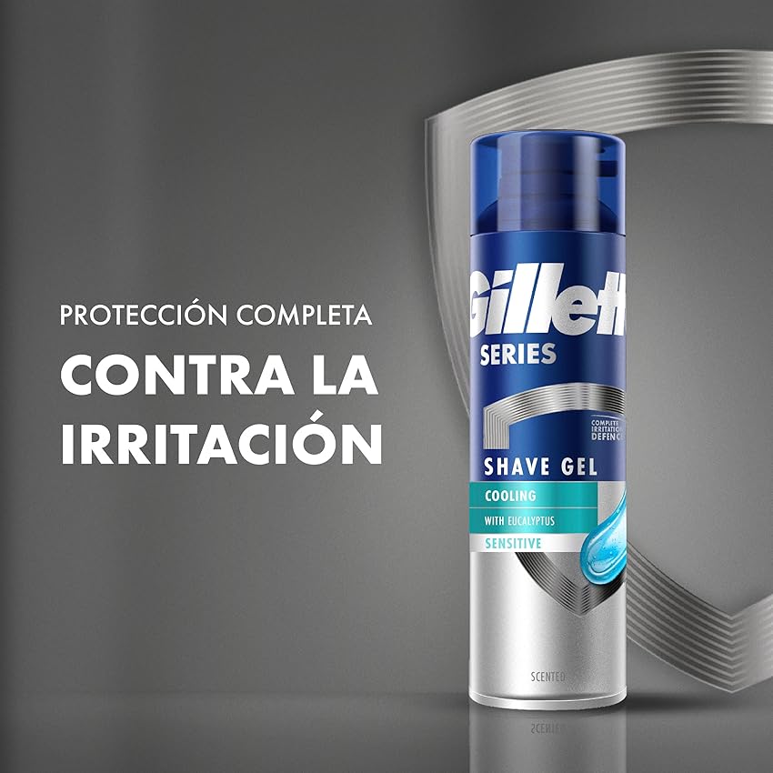 Thumbnail 1 de Gillette Series Gel Afeitar Refrescante Eucalipto 200ml x6 🌿