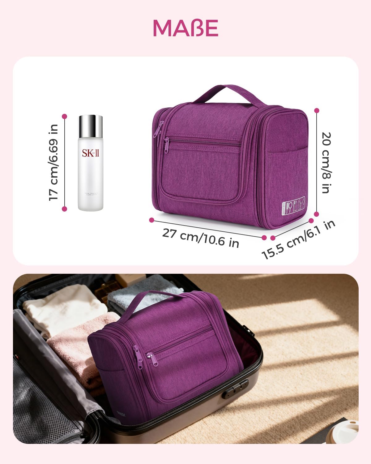 Thumbnail 6 de WANDF Groß Waschtasche 8,3 L