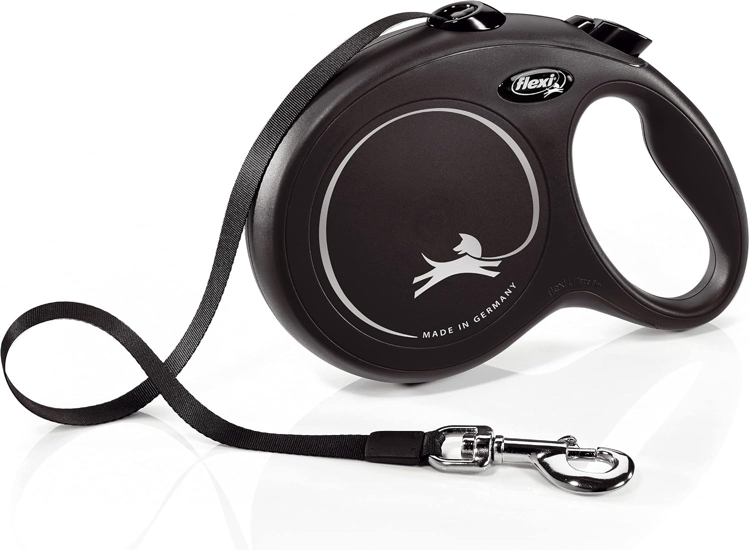 Thumbnail 6 de flexi Classic S Cinta 5 m negro — correa extensible para perros hasta 15 kg