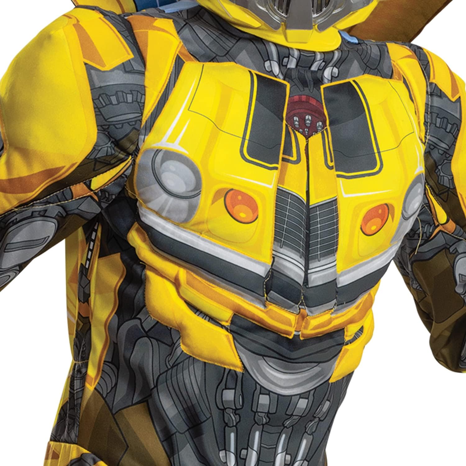 Detalle de Disguise T7 Bumblebee Kids Costume with Padded Jumpsuit, Door Wings and Mask