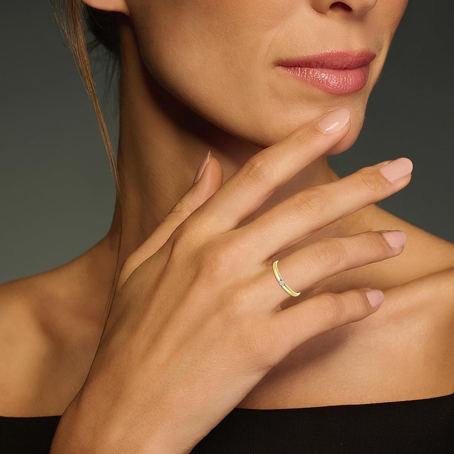 Detalle 2 de MIORE anello solitario diamante 0,05 ct 💍