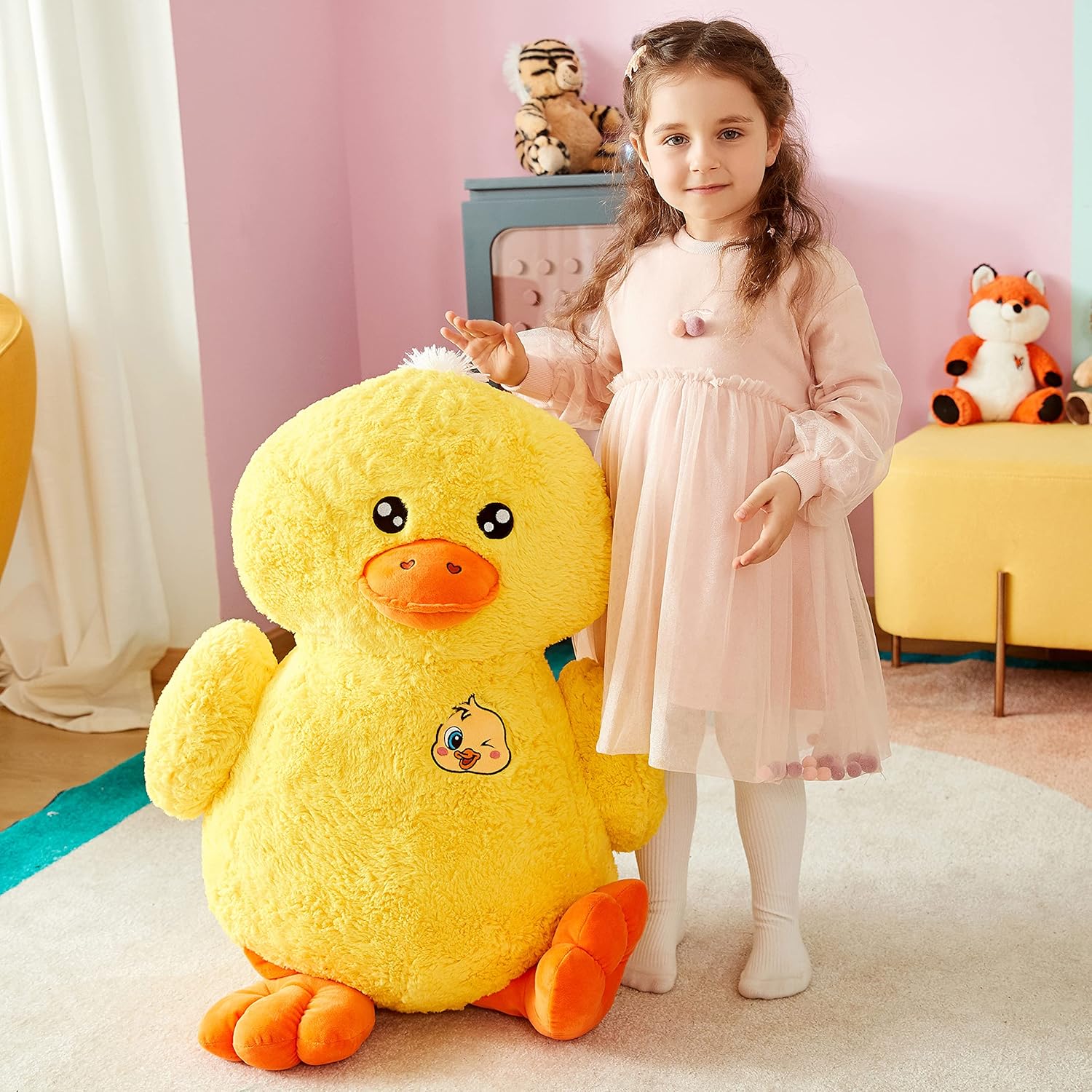 Thumbnail 5 de IKASA Large Duck Plush 19" Giant Stuffed Animal