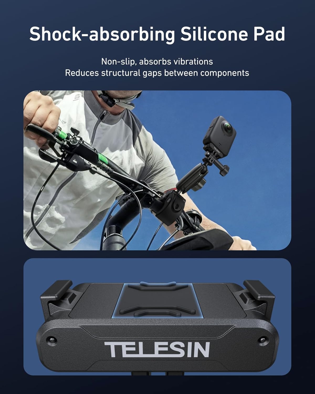 Thumbnail 6 de TELESIN Supporto magnetico per Adattatore per DJI Action 5 pro/4/3: montaggio rapido e stabile