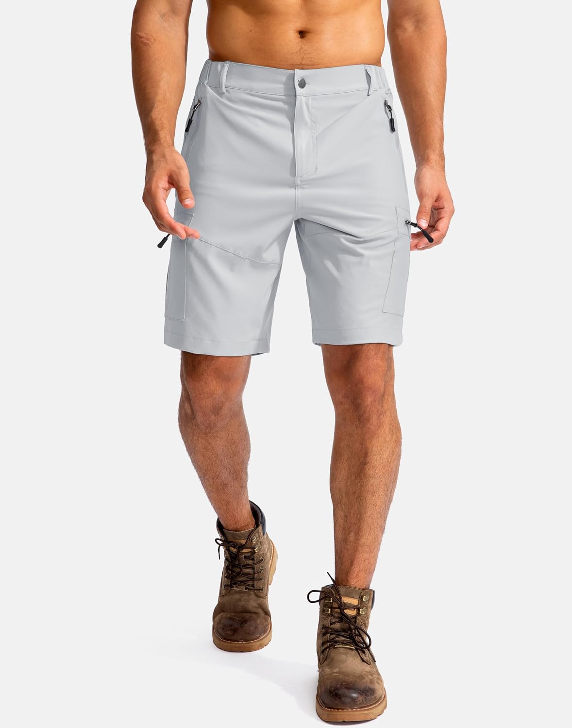 Detalle de Pudolla 9-Inch Cargo Hiking Shorts for Men