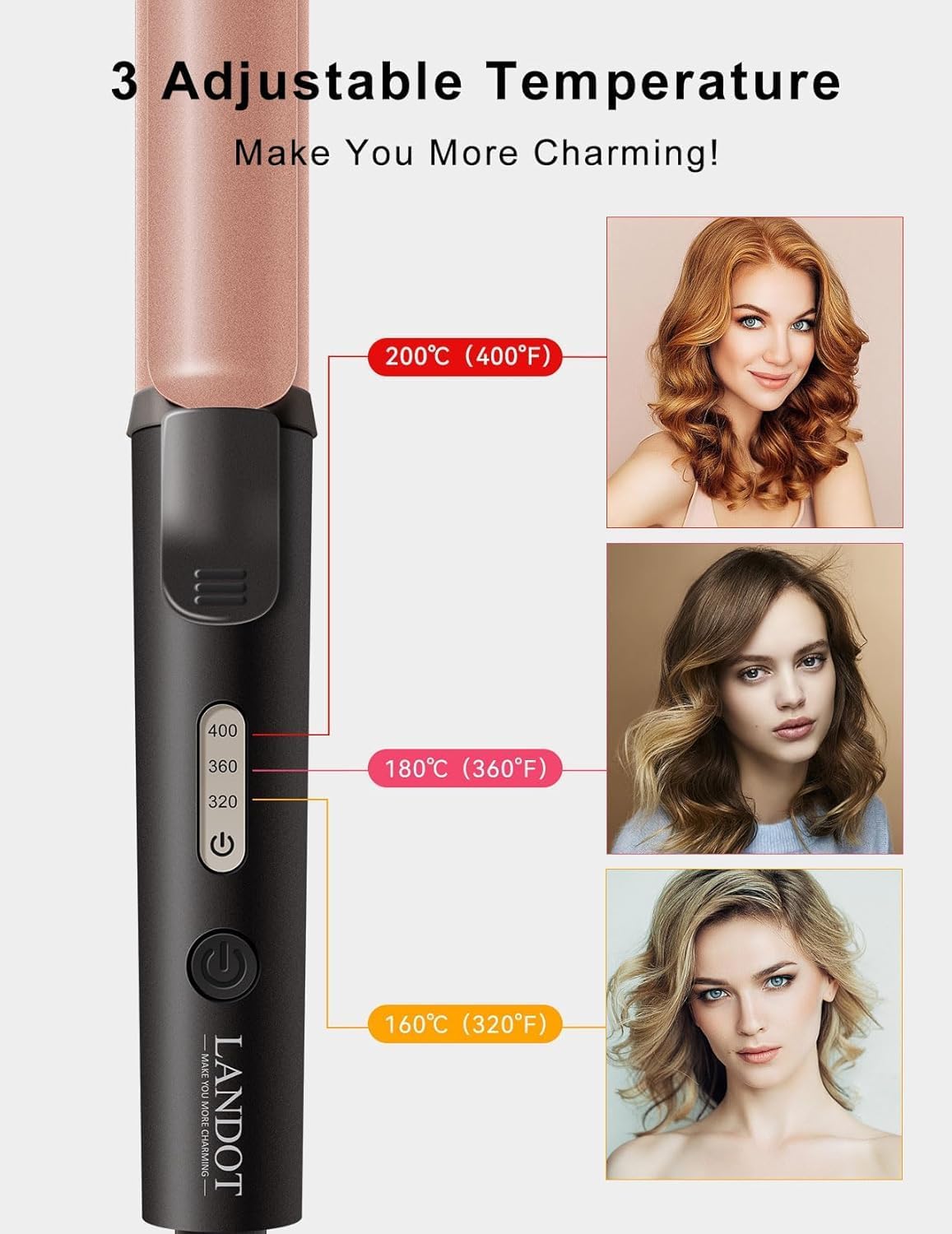 Thumbnail 4 de LANDOT Mini Travel 22cm Curling Iron