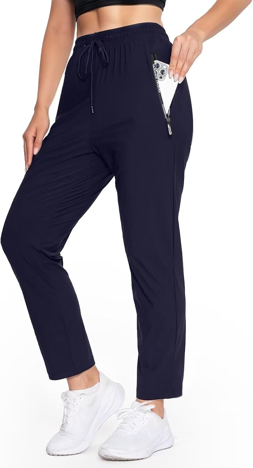 Detalle de Beeswan 2026 Upgrade Stretch Active Pants for Women, 4-Way Stretch